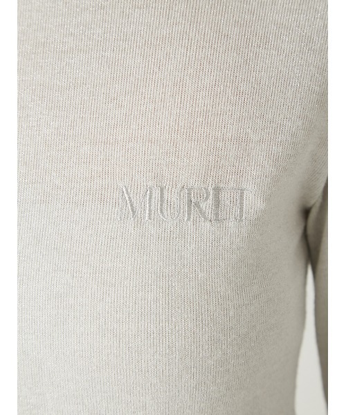 FRAY I.D tシャツ ラメフライス刺繍ロングTシャツ レディース  