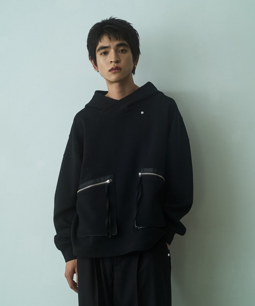 PHILTHEORY パーカー Cross neck cargo Parka / クロスネックカーゴ