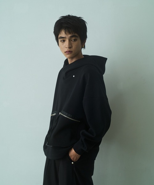 PHILTHEORY パーカー Cross neck cargo Parka / クロスネックカーゴ