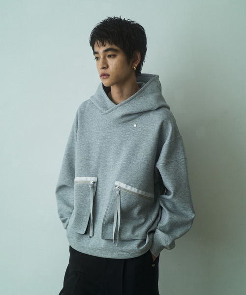 PHILTHEORY パーカー Cross neck cargo Parka / クロスネックカーゴ