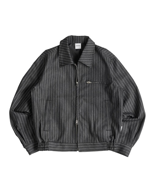 WISH FOR EVER ブルゾン アウター SEERSUCKER DOUBLE ZIP SHORT