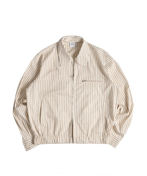 WISH FOR EVER ブルゾン アウター SEERSUCKER DOUBLE ZIP SHORT