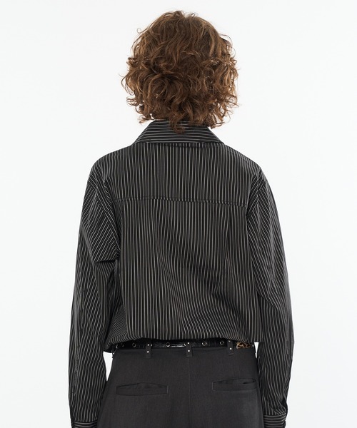 WISH FOR EVER ダブルジップショートジャケット WISH FOR EVER ブルゾン アウター SEERSUCKER DOUBLE ZIP SHORT