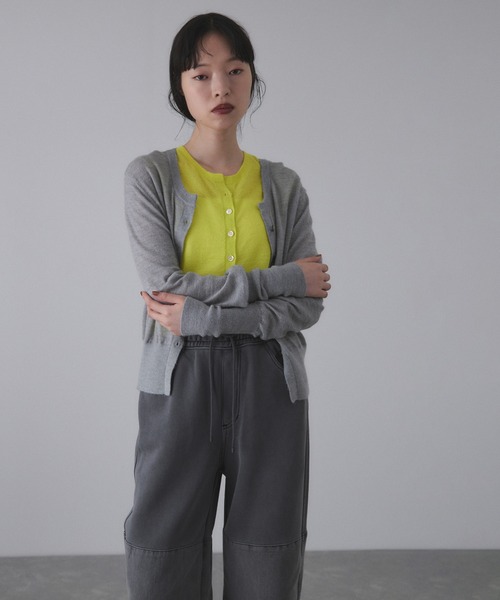 半袖ニットカーディガンセット　モヘア モヘアミックスセットニットカーディガン（カーディガン/ボレロ
