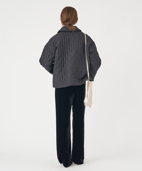 IENA（イエナ） パンツ スカラップドベルベットパンツ レディース