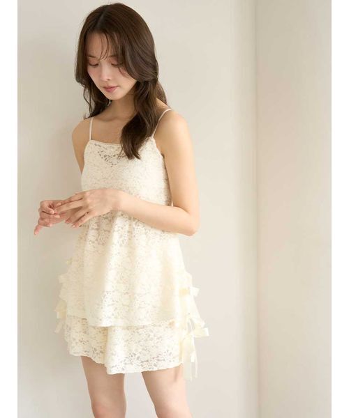 SNIDEL HOME パジャマ ルームウェア 「Halloween」レースリボン