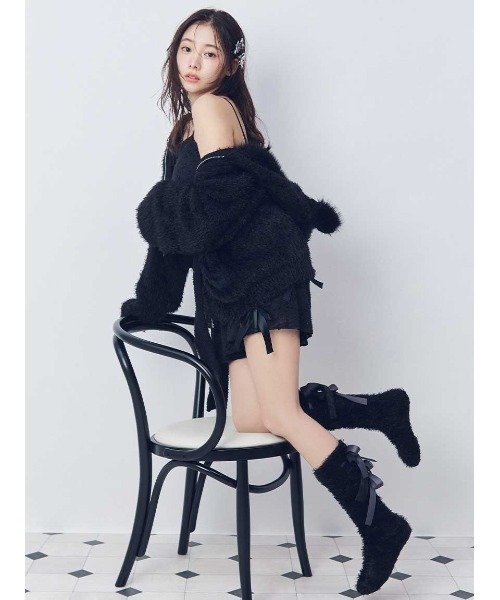 SNIDEL HOME パジャマ ルームウェア 「Halloween」レースリボン