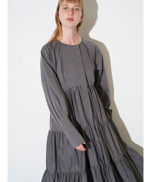 ELENDEEK（エレンディーク） ワンピース ギャザーティアードワンピース