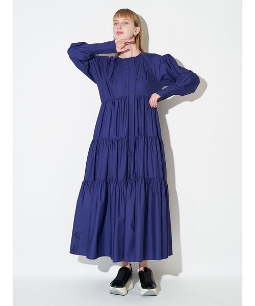 ELENDEEK（エレンディーク） ワンピース ギャザーティアードワンピース