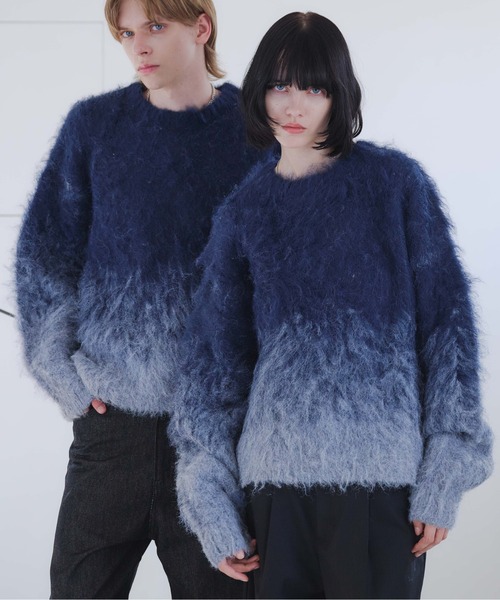 selle glant（セレグランテ） セーター ニット GRADIENT WOOL-BLEND