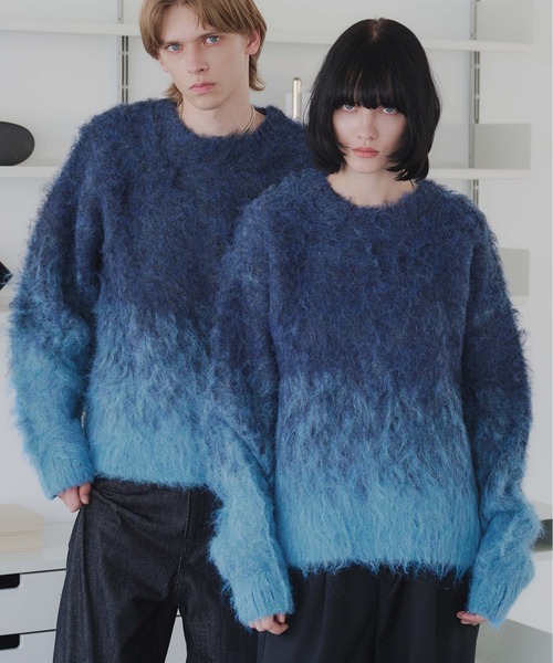 selle glant（セレグランテ） セーター ニット GRADIENT WOOL-BLEND