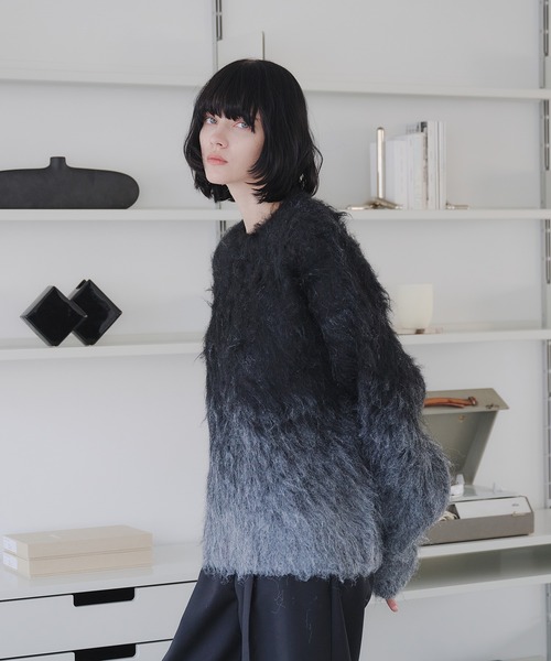 selle glant（セレグランテ） セーター ニット GRADIENT WOOL-BLEND