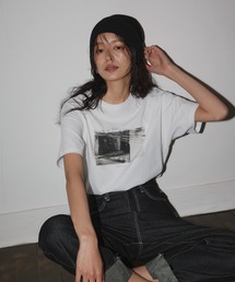 「hellam」 半袖Tシャツ FREE ホワイト×イエロー レディースの画像8