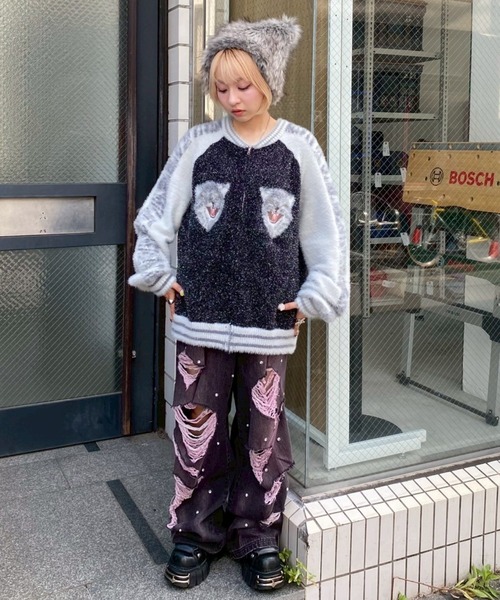 Candy Stripper（キャンディーストリッパー） 帽子 ハット CAT FUR