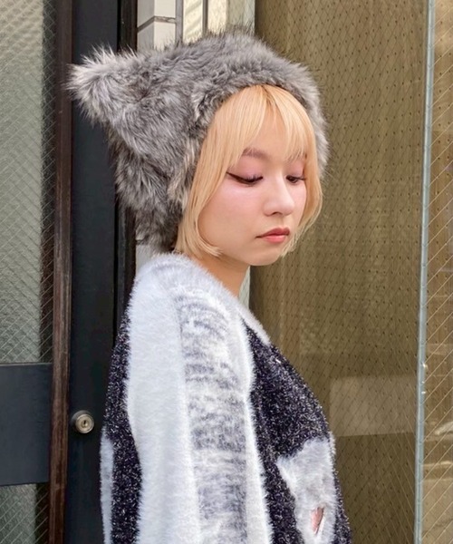 キャンディストリッパー キャットファーハット Candy Stripper（キャンディーストリッパー） 帽子 ハット CAT FUR