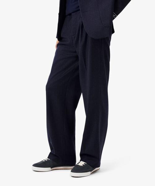 LACOSTE（ラコステ） パンツ ストレートフィットフェルテッドウール