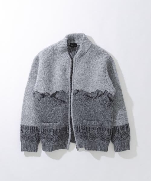 EKAL（エカル） カーディガン TATESHINAカウチンニット メンズ