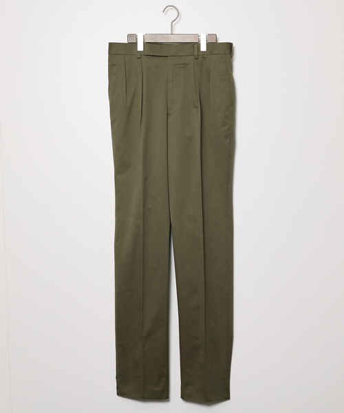 スラックス 「Fumiya Hirono/フミヤヒラノ」2インプリーツ　スラックス 　Burlington メンズの画像