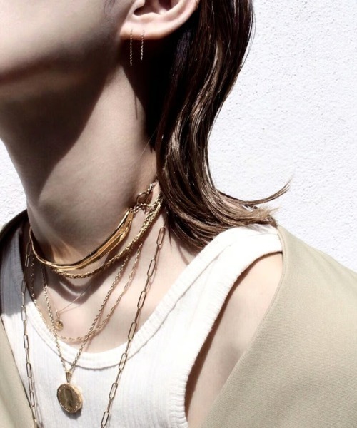 K10YG ロングピアス norme ピアス 「K10YG」ノーム ピアス (ロング） / norme pierced