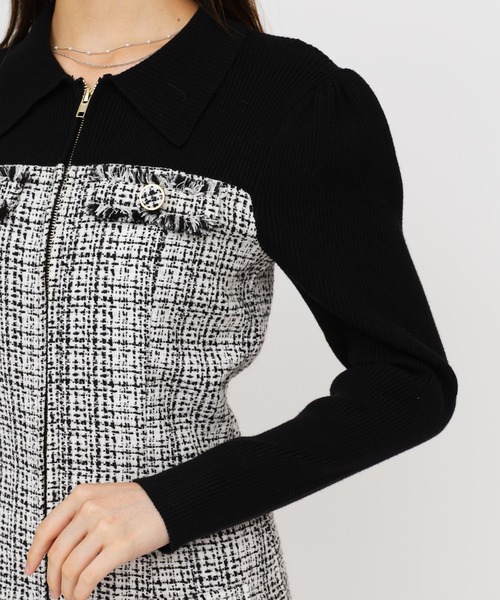 ROYAL PARTY（ロイヤルパーティー） ワンピース ニットドッキング