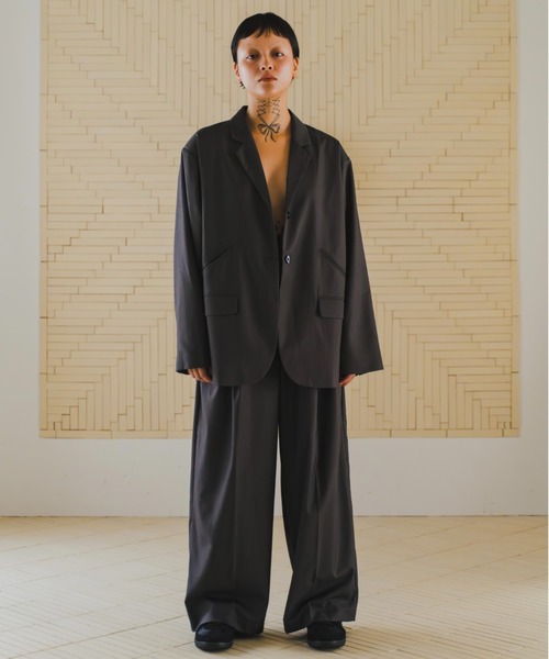 lit ジャケット テーラードジャケット Curve Pocket Tailored Jacket
