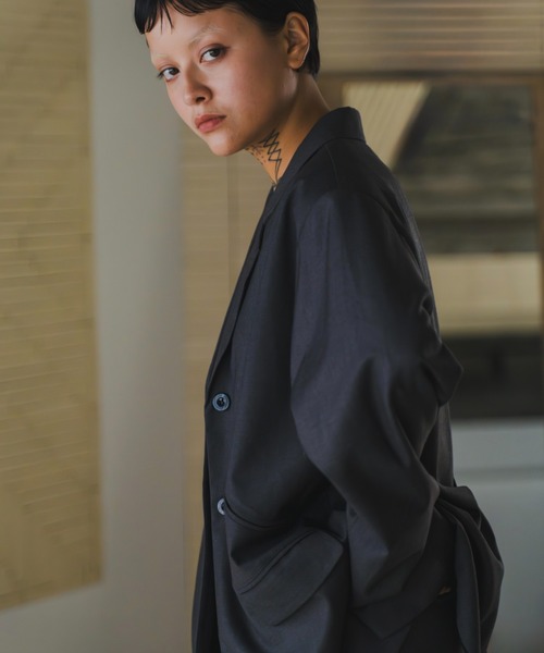 lit ジャケット テーラードジャケット Curve Pocket Tailored Jacket