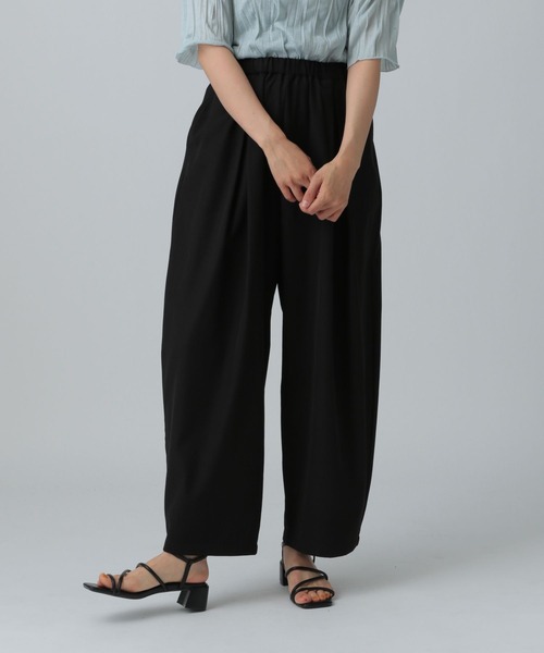 「LEPSIM」 イージーパンツ FREE ブラック レディース_画像2