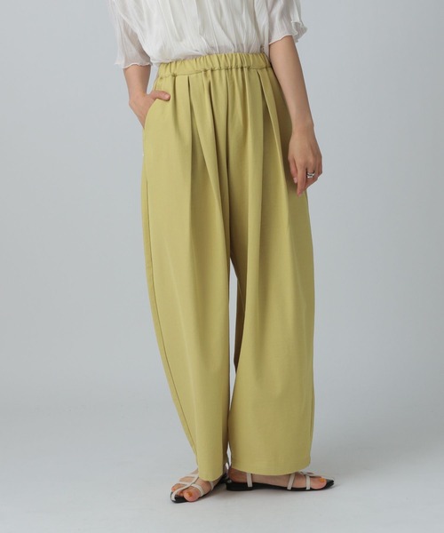 「LEPSIM」 イージーパンツ FREE ブラック レディース_画像8