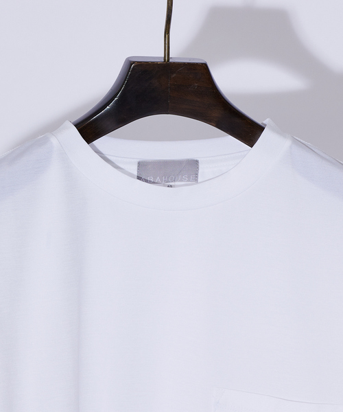「ABAHOUSE GRAY」 半袖Tシャツ 48 ホワイト メンズ_画像7