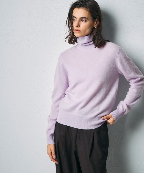 N.O.R.C ニット セーター 「CASHMERE100%」カシミヤタートルネック