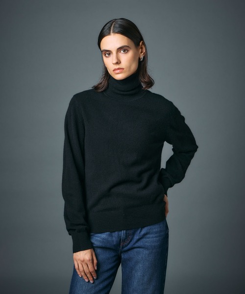 N.O.R.C ニット セーター 「CASHMERE100%」カシミヤタートルネック