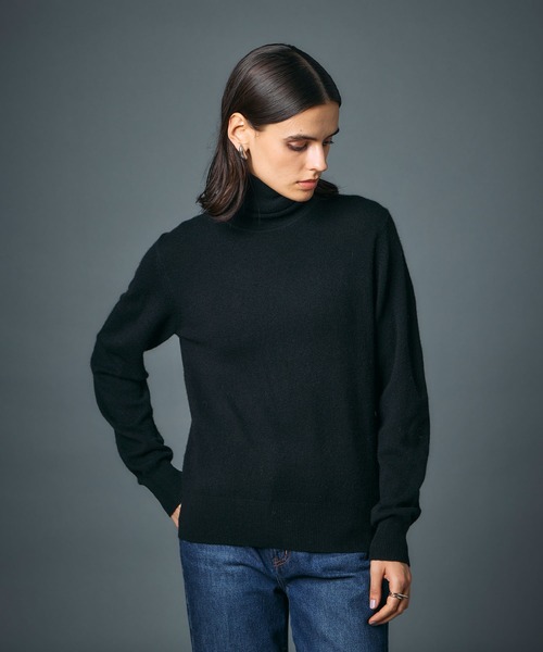 N.O.R.C ニット セーター 「CASHMERE100%」カシミヤタートルネック