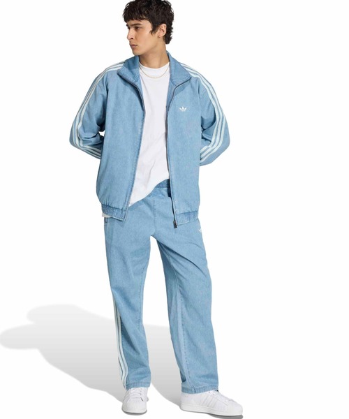アディダス デニム パンツ　W FIREBIRD TRACKPANTS adidas（アディダス） ジーンズ adidas DENIM FIREBIRD TRACK PANTS