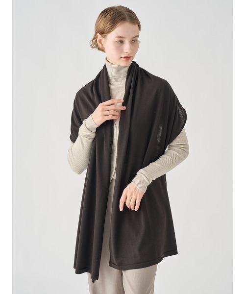 JOHN SMEDLEY（ジョンスメドレー） マフラー 大判ウールニットストール