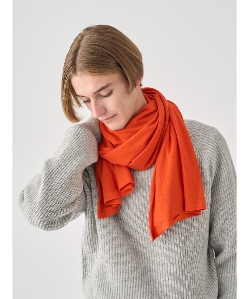 JOHN SMEDLEY（ジョンスメドレー） マフラー 大判ウールニットストール