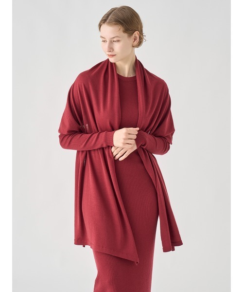 JOHN SMEDLEY（ジョンスメドレー） マフラー 大判ウールニットストール