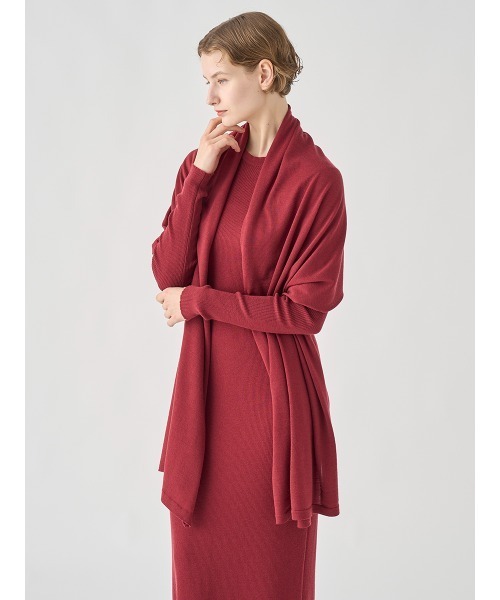 JOHN SMEDLEY（ジョンスメドレー） マフラー 大判ウールニットストール