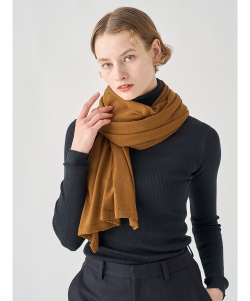 JOHN SMEDLEY（ジョンスメドレー） マフラー 大判ウールニットストール