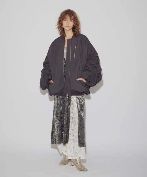 LA BELLE ETUDE（ラベルエチュード） ブルゾン FREE グレー レディース