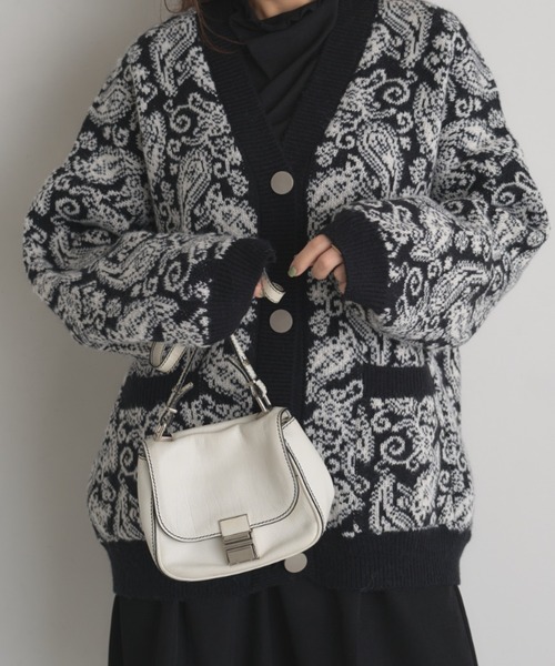 deux amour カーディガン 柄カーディガン レディース : ZOZOTOWN Yahoo