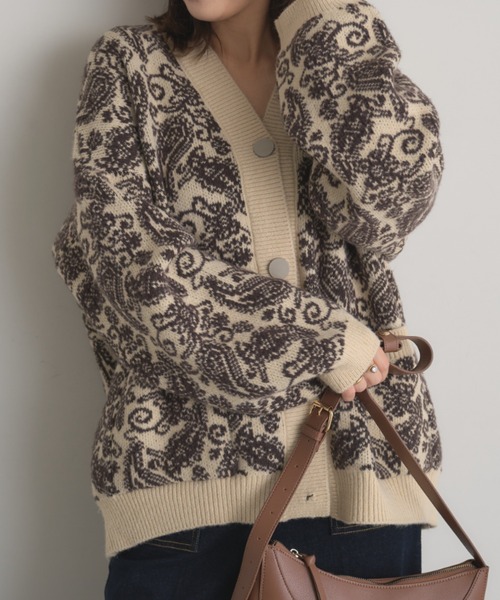 希少！tsukinowa モロッコ柄カーディガンとコットンニット2点
