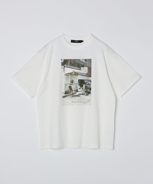 「SHIPS Colors」 半袖Tシャツ X-LARGE ホワイト系その他 メンズ_画像4