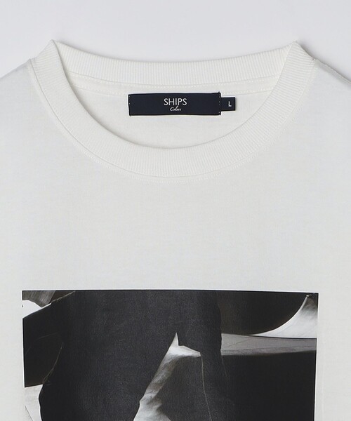 「SHIPS Colors」 半袖Tシャツ X-LARGE ホワイト系その他 メンズ_画像8