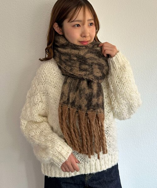 Discoat（ディスコート） マフラー ストール 「ユニセックス」アニマル