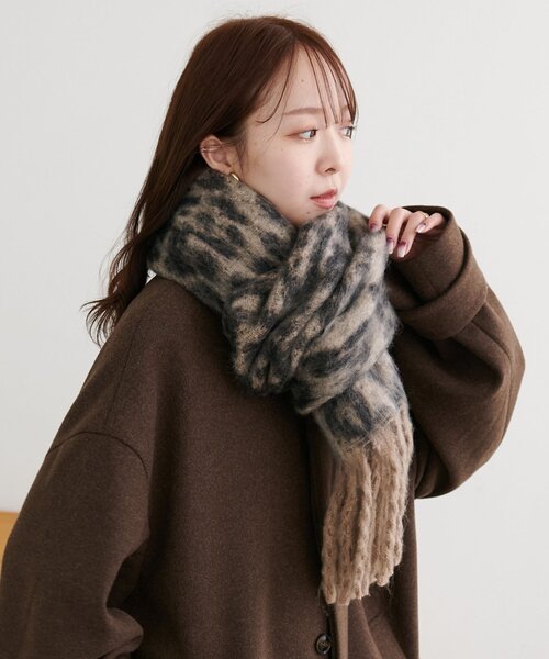 Discoat（ディスコート） マフラー ストール 「ユニセックス」アニマル