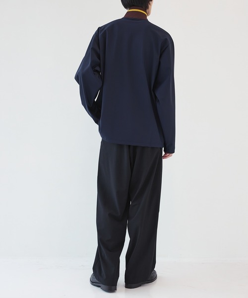 スラックス 「UJOH HOMME」Tape-Belt 1 Tuck PNT メンズ