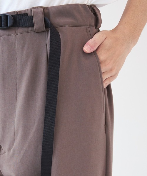 UJOH（ウジョー） スラックス 「UJOH HOMME」Tape-Belt 1 Tuck PNT