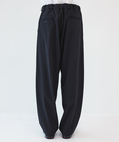 スラックス 「UJOH HOMME」Tape-Belt 1 Tuck PNT メンズ