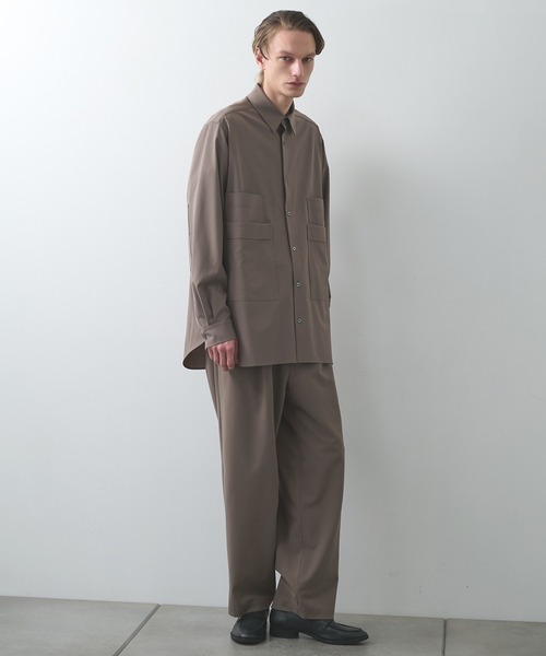 UJOH（ウジョー） スラックス 「UJOH HOMME」Tape-Belt 1 Tuck PNT