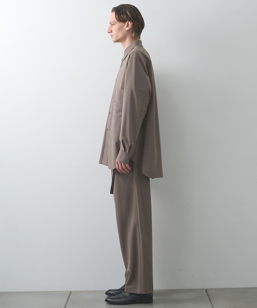 UJOH（ウジョー） スラックス 「UJOH HOMME」Tape-Belt 1 Tuck PNT
